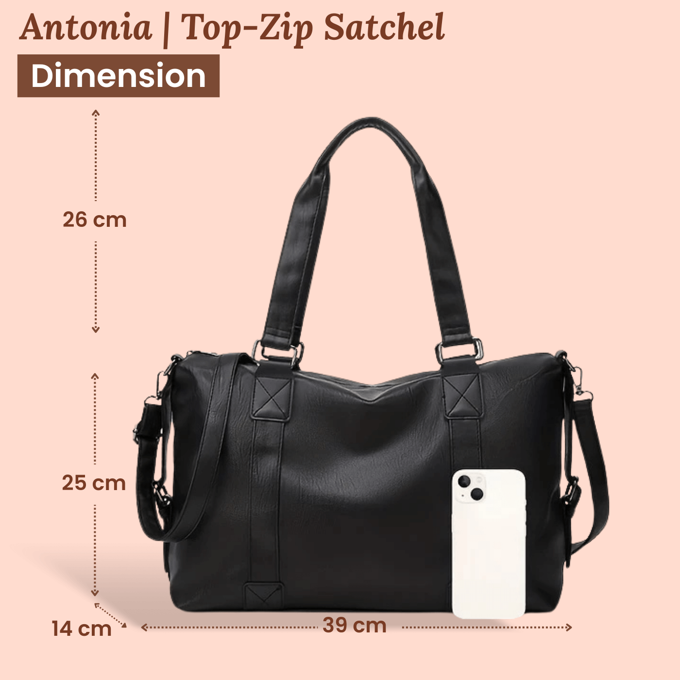 Antonia’s Travel Satchel | Crossbody Bag