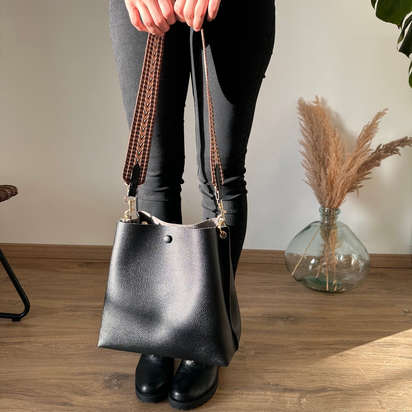 Monalise | Crossbody Bucket Bag
