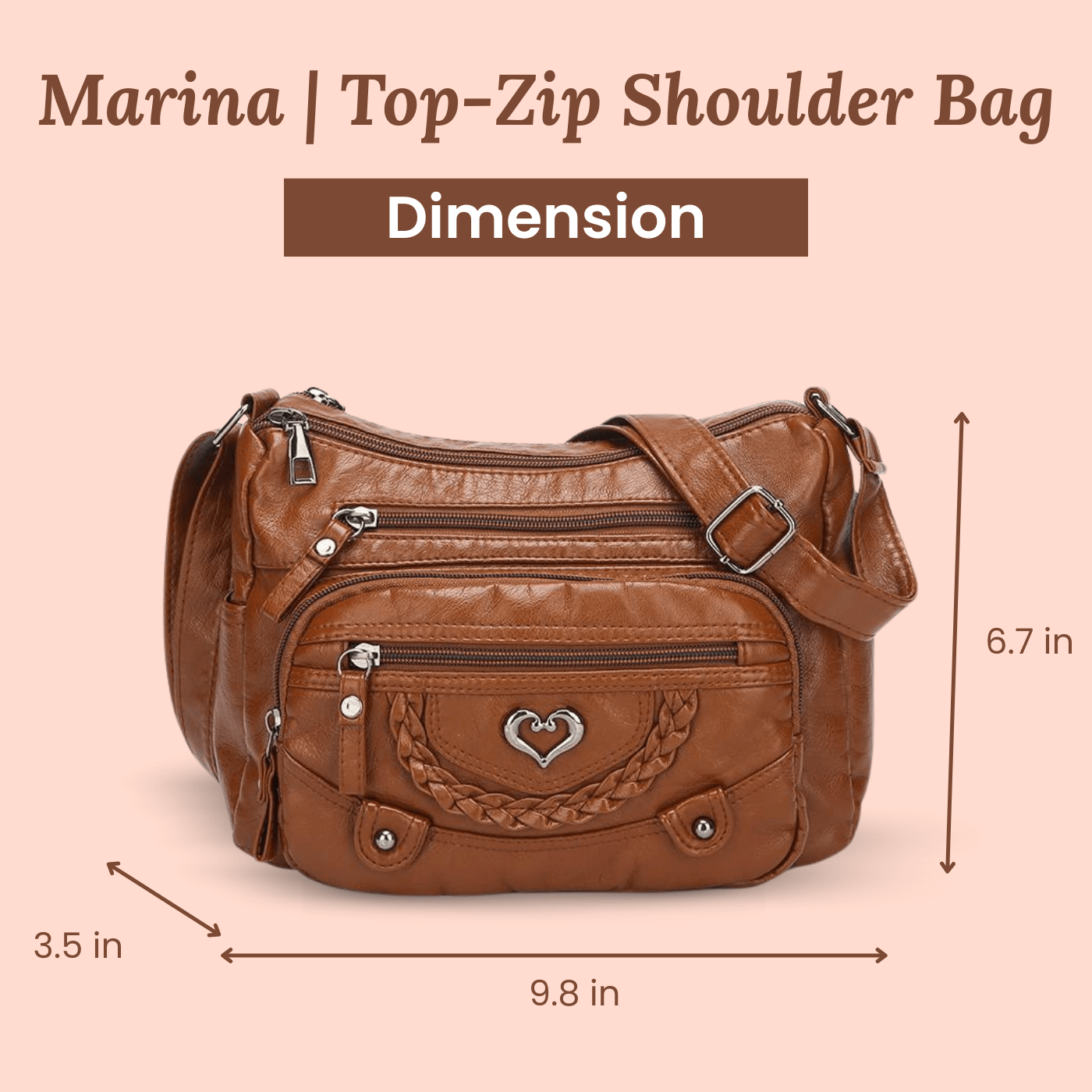 Greta’s Braided Charm | Crossbody Bag