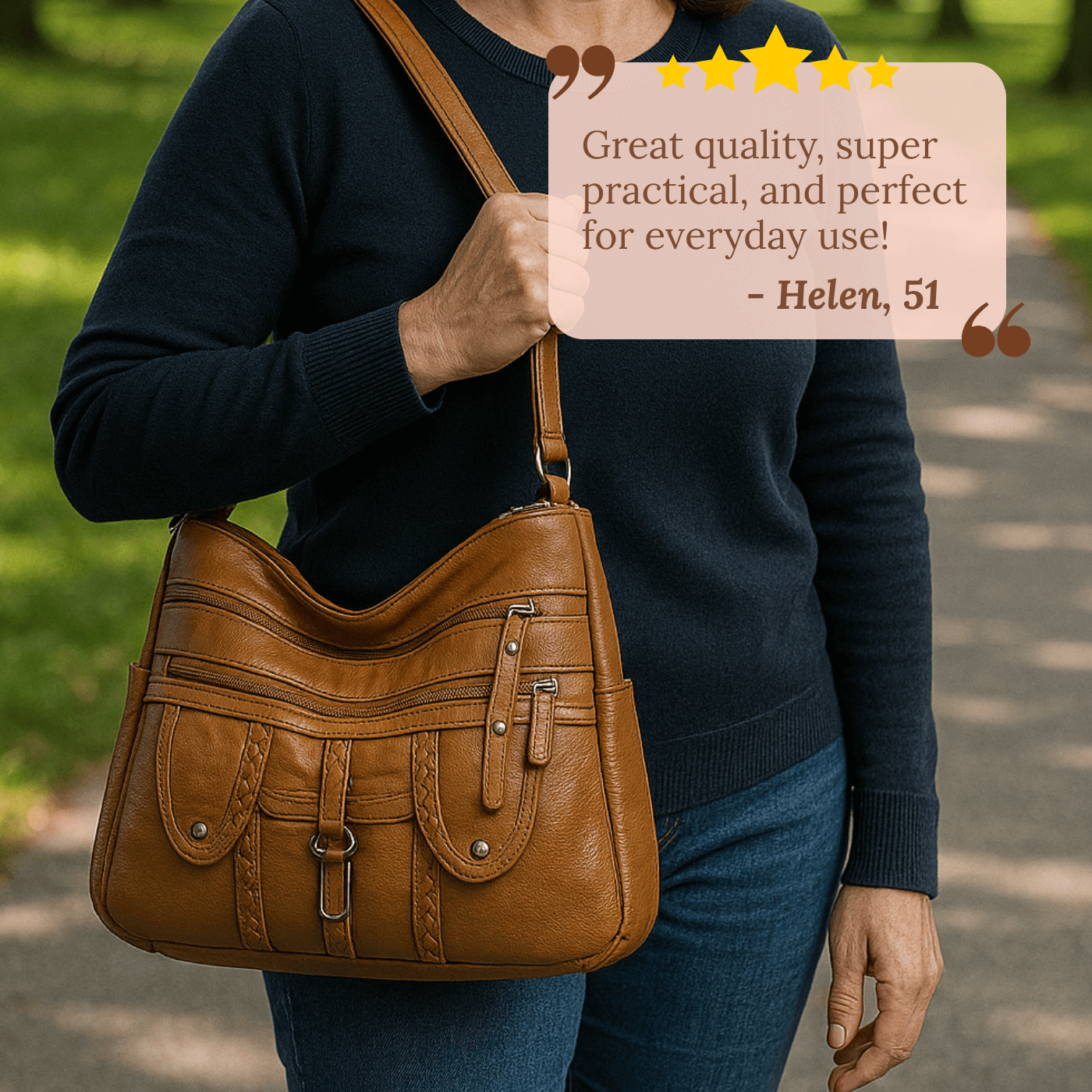 Monica Braided Multi-Zip | Crossbody Bag